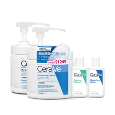 【CeraVe適樂膚】長效潤澤修護霜454g (年度雙入組)