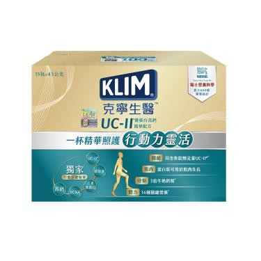 【克寧生醫】UC-ll®優蛋白高鈣精華配方（43g*15包/盒）