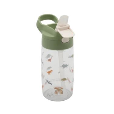 【TRENI MINI】Tritan兒童吸管水壺450ml（恐龍）