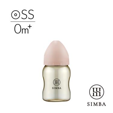 【Simba 小獅王辛巴】蘊蜜鉑金PPSU寬口防脹氣奶瓶200ml（栗粉）-小流量新生適用