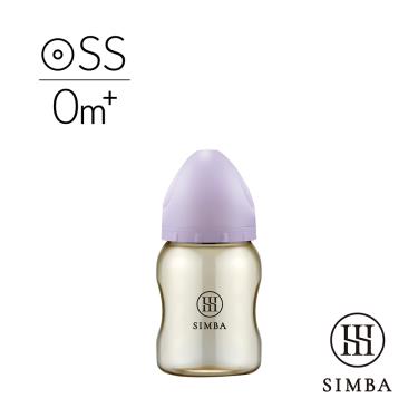 【Simba 小獅王辛巴】蘊蜜鉑金PPSU寬口防脹氣奶瓶200ml（紫芙）-小流量新生適用
