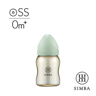 【Simba 小獅王辛巴】蘊蜜鉑金PPSU寬口防脹氣奶瓶200ml（綠沐）-小流量新生適用