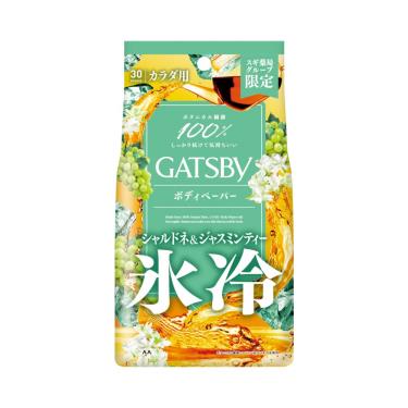 【GATSBY】冰爽型身體濕紙巾-夏多內苿莉花茶（30張/包）