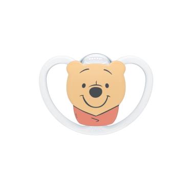 【德國NUK】PM AIR迪士尼超透氣矽膠安撫奶嘴-6-18m（白）