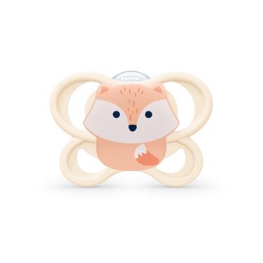 【德國NUK】PM AIR超透氣矽膠安撫奶嘴-0-6m (狐狸)