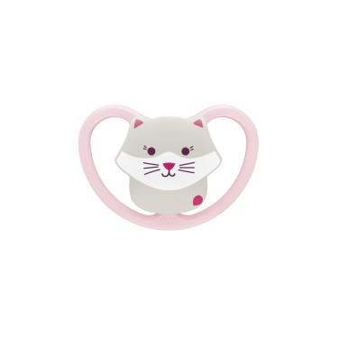 【德國NUK】PM AIR超透氣矽膠安撫奶嘴-6-18m (貓)