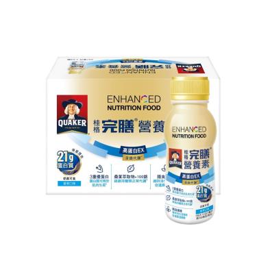 【QUAKER桂格】桂格完膳營養素-高蛋白EX（237mlＸ24罐）