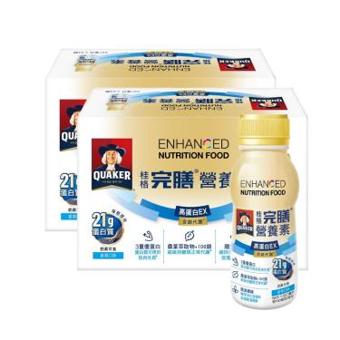 【QUAKER桂格】桂格完膳營養素-高蛋白EX（237mlＸ48罐）