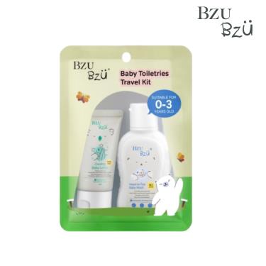【BZU BZU】嬰兒洗沐旅行組（洗髮精50ml+乳液25ml）