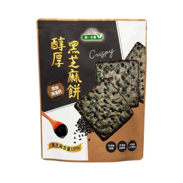 【統一生機】醇厚黑芝麻餅(124g/包)