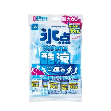 【US BABY 優生】冰點酷涼濕巾5入-加長版