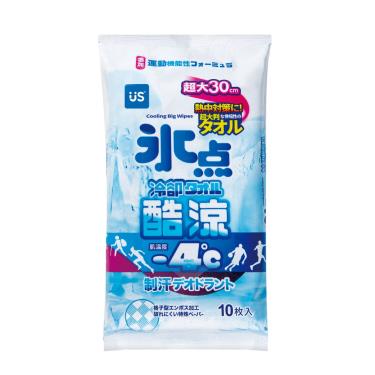 【US BABY 優生】冰點酷涼濕巾10入-加大版