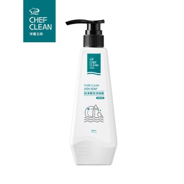 【Chef Clean淨毒五郎】純淨雙效洗碗精-純粹無香(500ml)
