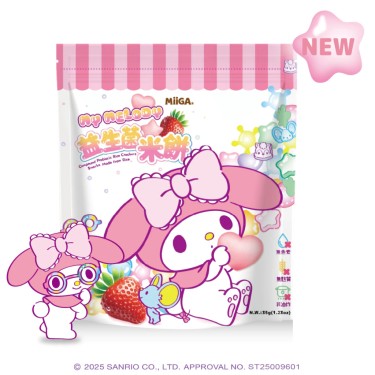【玉山碾米】MiiGA益生菌米心星(35g/包)草莓口味