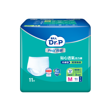【Dr.P ProX科研】貼心透氣活力褲（M11片X6包/箱）