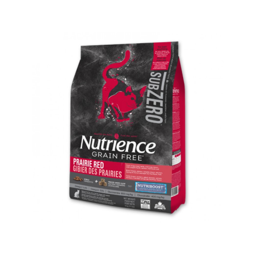 【Nutrience 紐崔斯】黑鑽頂級貓無穀凍乾（牛肉、羊肉、野豬肉）5kg