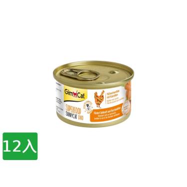 【Gimpet 竣寶】超級貓罐-雞肉+胡蘿蔔 70g（12入組）