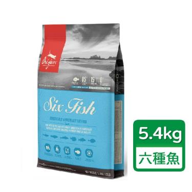 【Orijen 歐睿健】六種鮮魚無榖貓飼料（5.4kg）