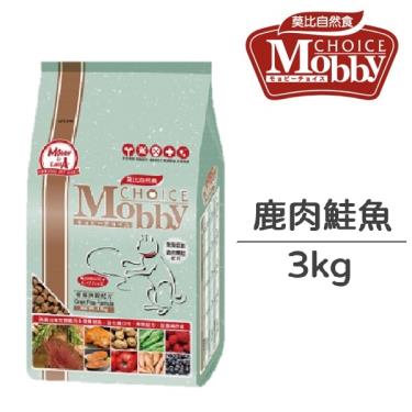 【Mobby 莫比】愛貓無穀配方鹿肉鮭魚3kg