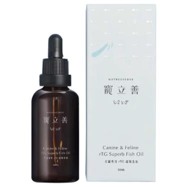 【寵立善】狗貓專用-rTG超級寵物魚油50ml