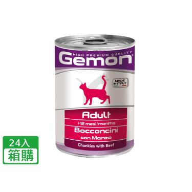 【GEMON啟蒙】貓主食罐-牛肉415g(24入組)