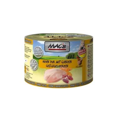 Mac's馬克 無穀主食貓罐-雞肉+雞心200g