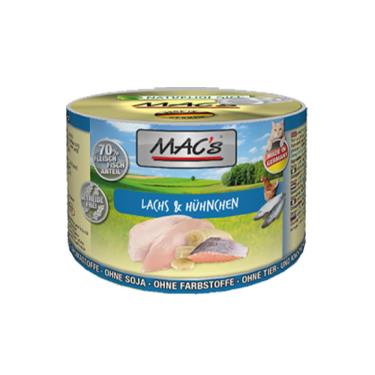 (惜福良品)Mac's馬克 無穀主食貓罐-鮭魚+雞肉200g（效期日2024/07/04）