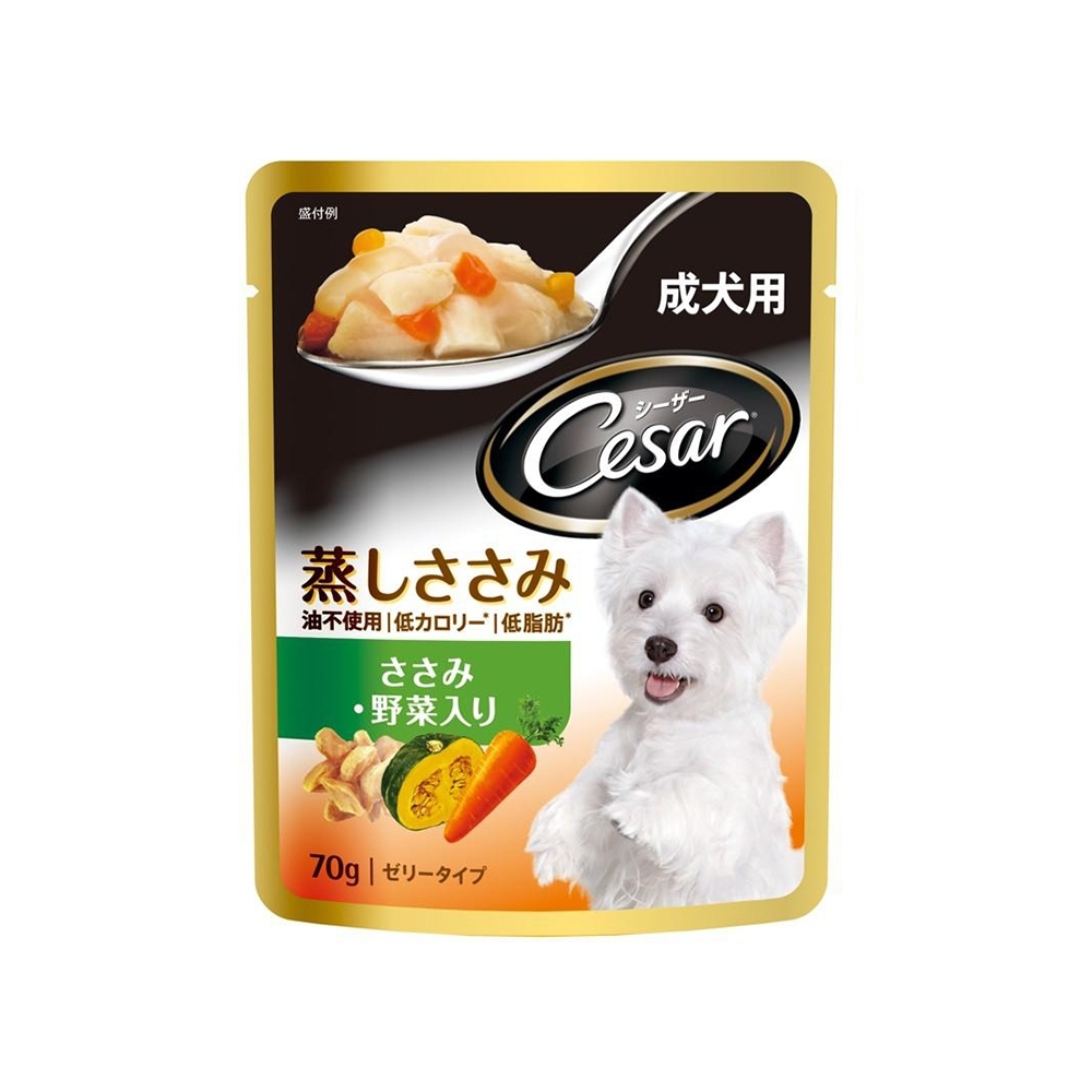 【西莎】蒸鮮包成犬-低脂雞肉+蔬菜70g