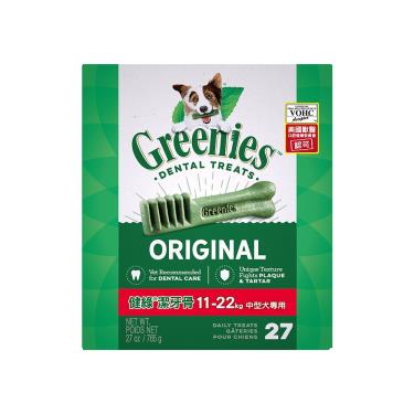 (惜福良品)【Greenies 健綠】潔牙骨原味11-22kg專用 765g（效期日2024/08/04）