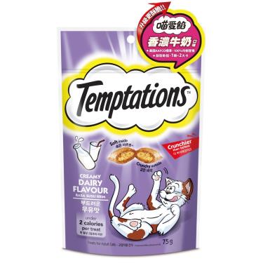 (惜福良品)【TEMPTATIONS 喵愛餡】香濃牛奶75g（效期日2026/03/06）