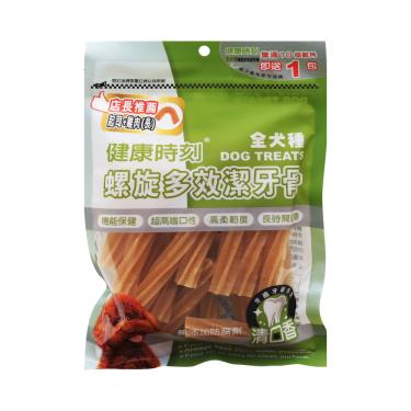  健康時刻 全犬螺旋潔牙骨-起司+雞肉長310g 