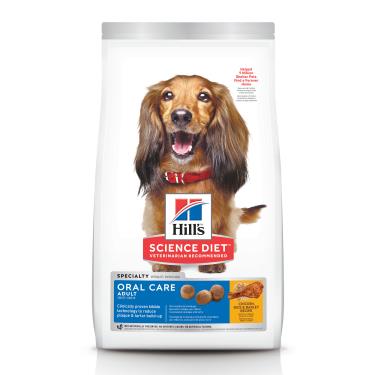 【Hills 希爾思】成犬口腔保健雞肉米與大麥 1.81kg