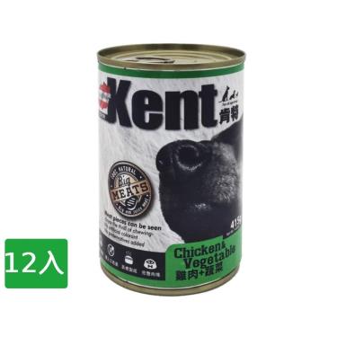 【Kent肯特】犬罐（415g*12入）雞肉+蔬菜 