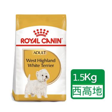 【ROYAL 皇家】西高地白梗成犬專用乾糧WA（1.5kg）（預購商品）