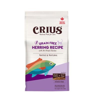 【CRIUS 克瑞斯】貓無榖飼料-白鮭魚鮮肉塊4lb