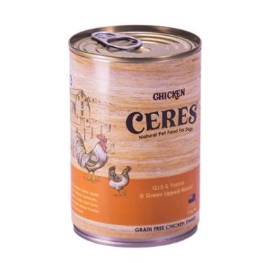【CRIUS 克瑞斯】犬用無穀機能主食罐-放養雞375g