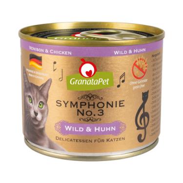 【德國Granatapet葛蕾特】交響樂貓罐-三章鹿肉+雞肉200g（效期日2024/11/17）