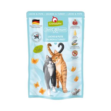【德國Granatapet葛蕾特】精緻貓餐包-鮭魚+火雞85g