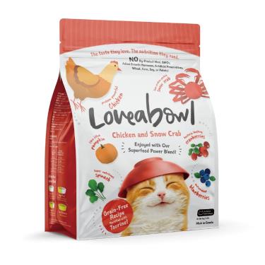 【Loveabowl囍碗】貓糧雞肉+雪蟹（1kg）