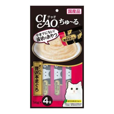 【CIAO】啾嚕肉泥-奢華鮪魚14g*4入/包 日本製 