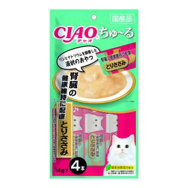 【CIAO】啾嚕肉泥-腎臟健康雞肉14g*4入/包 日本製（效期日2024/11/30）