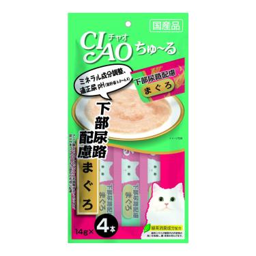 【CIAO】 啾嚕肉泥-下部尿路配慮鮪魚14g*4入/包 日本製 