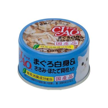 【CIAO】旨定罐83號 鮪魚+雞肉+干貝（85g）