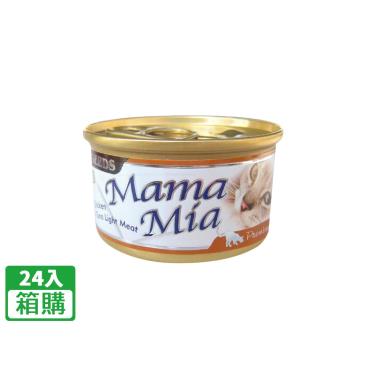 【Seeds 聖萊西】惜時  MAMAMIA貓餐罐-雞肉+鮪魚（85g*24入/箱購）
