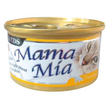 【Seeds 聖萊西】惜時  MAMAMIA貓餐罐-雞肉+鮪魚+南瓜85g