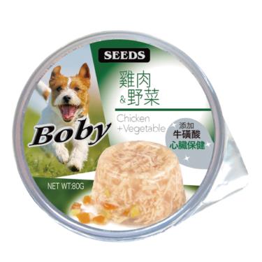 【Seeds 聖萊西】惜時 BOBY犬餐杯-雞肉+野菜80g