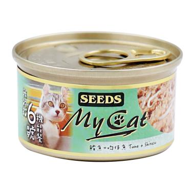 【Seeds 聖萊西】MyCat我的貓6號機能餐-鮪魚+吻仔魚（85g）