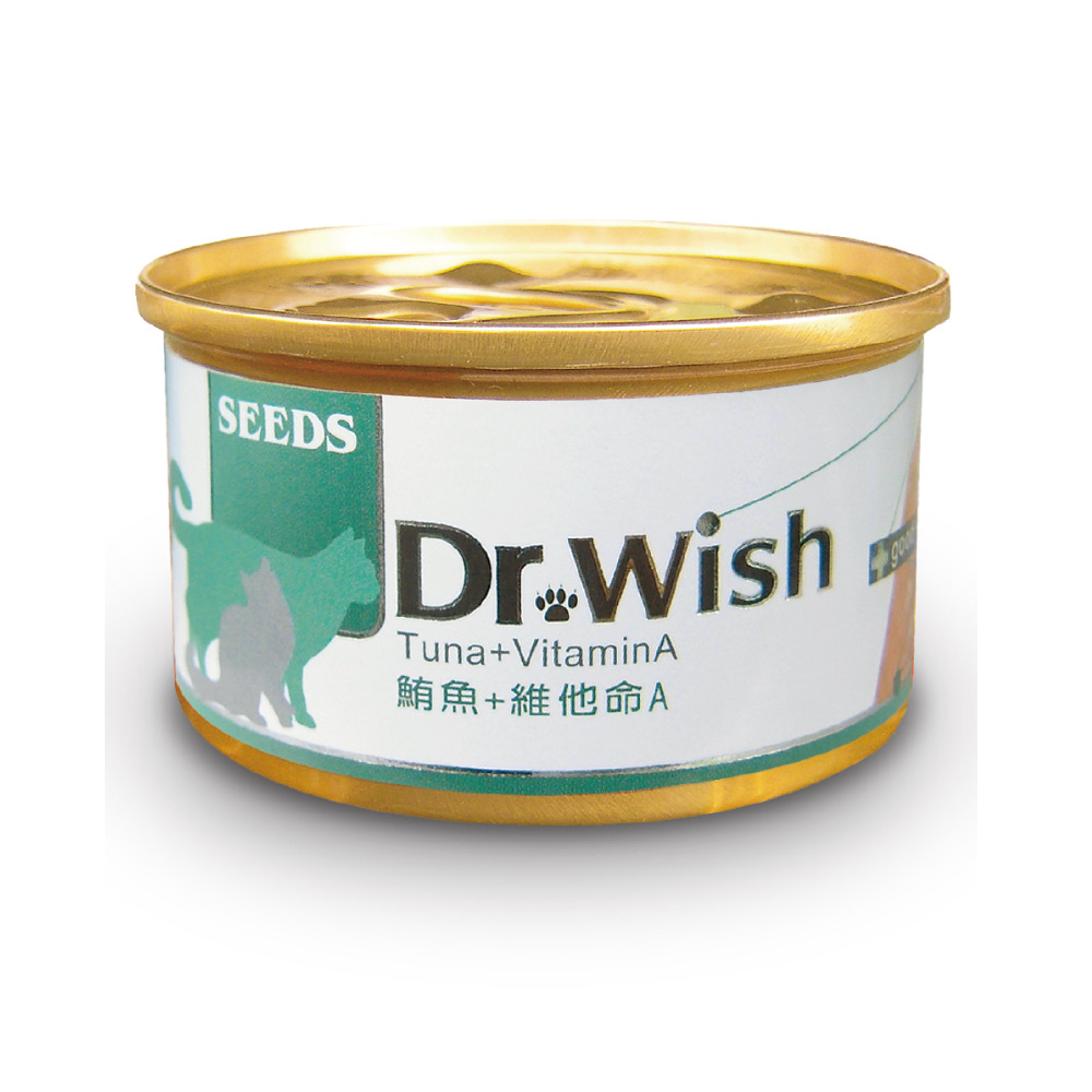 【Seeds 聖萊西】Dr.Wish愛貓調整配方營養食（85g*24入）鮪+維他命