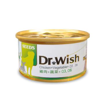 【Seeds 聖萊西】Dr.Wish愛犬調整配方營養食（85g）雞+菜+鮪魚油