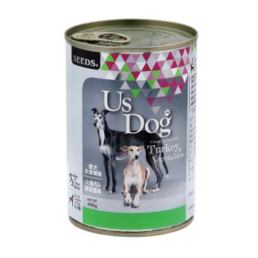 【Seeds 聖萊西】惜時 UsDog義大利犬主食罐-火雞肉+蔬菜400g